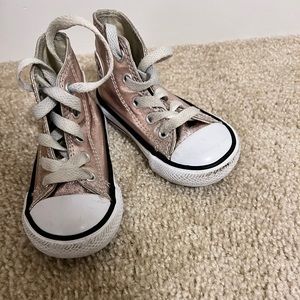 Rose Gold Toddler Chucks